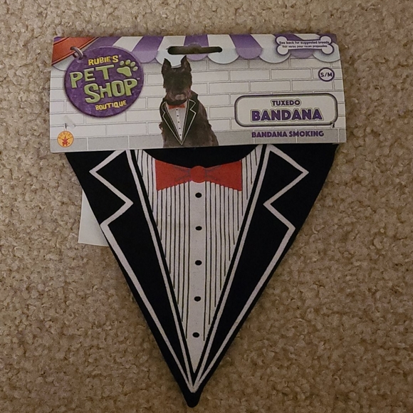 Rubie's Pet Shop Tuxedo Bandana - Picture 2 of 9